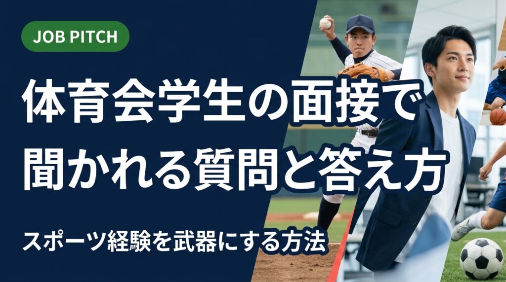 体育会出身者が面接でよく聞かれる質問と回答例を徹底解説。スポーツで培ったリーダーシップや挫折経験をどう伝えるか、具体的な準備ステップとともに紹介します。