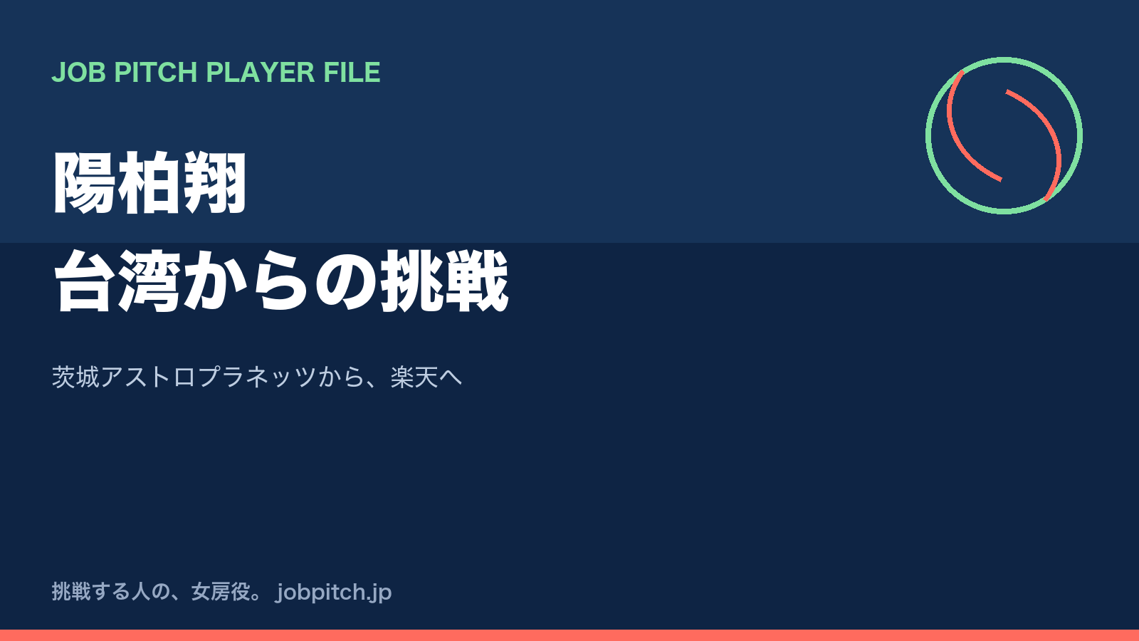 陽柏翔さんの軌跡|台湾から来日、指名漏れを経て茨城アストロプラネッツから楽天6位指名へ