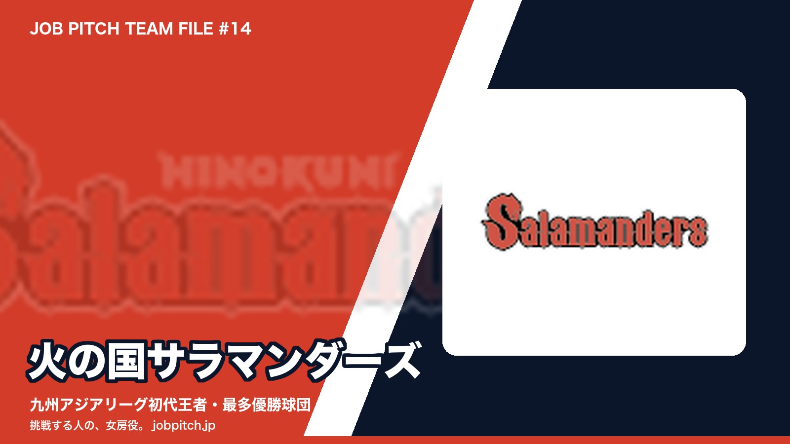 火の国サラマンダーズとは？九州アジアリーグ初代王者の熊本球団