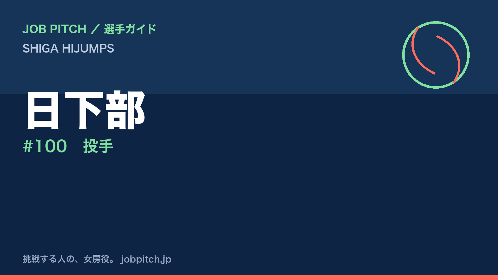 日下部（SHIGA HIJUMPS・投手）