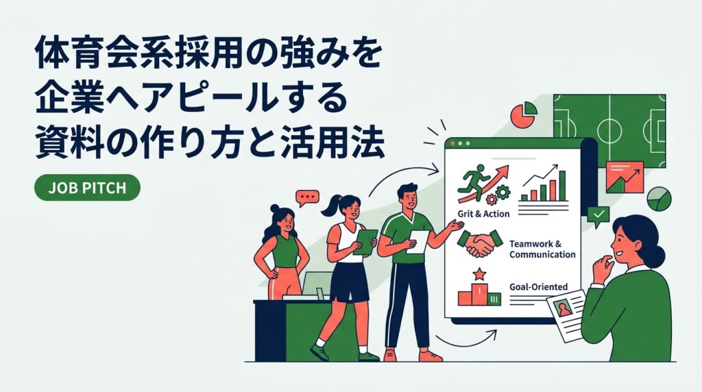 体育会系人材の採用を強化したい人事・採用担当者向けに、強みを企業へ効果的にアピールする資料の構成・作成手順・活用法を実務目線で解説。即戦力として評価される体育会人材の魅力を最大限に伝えるヒントが満載です。