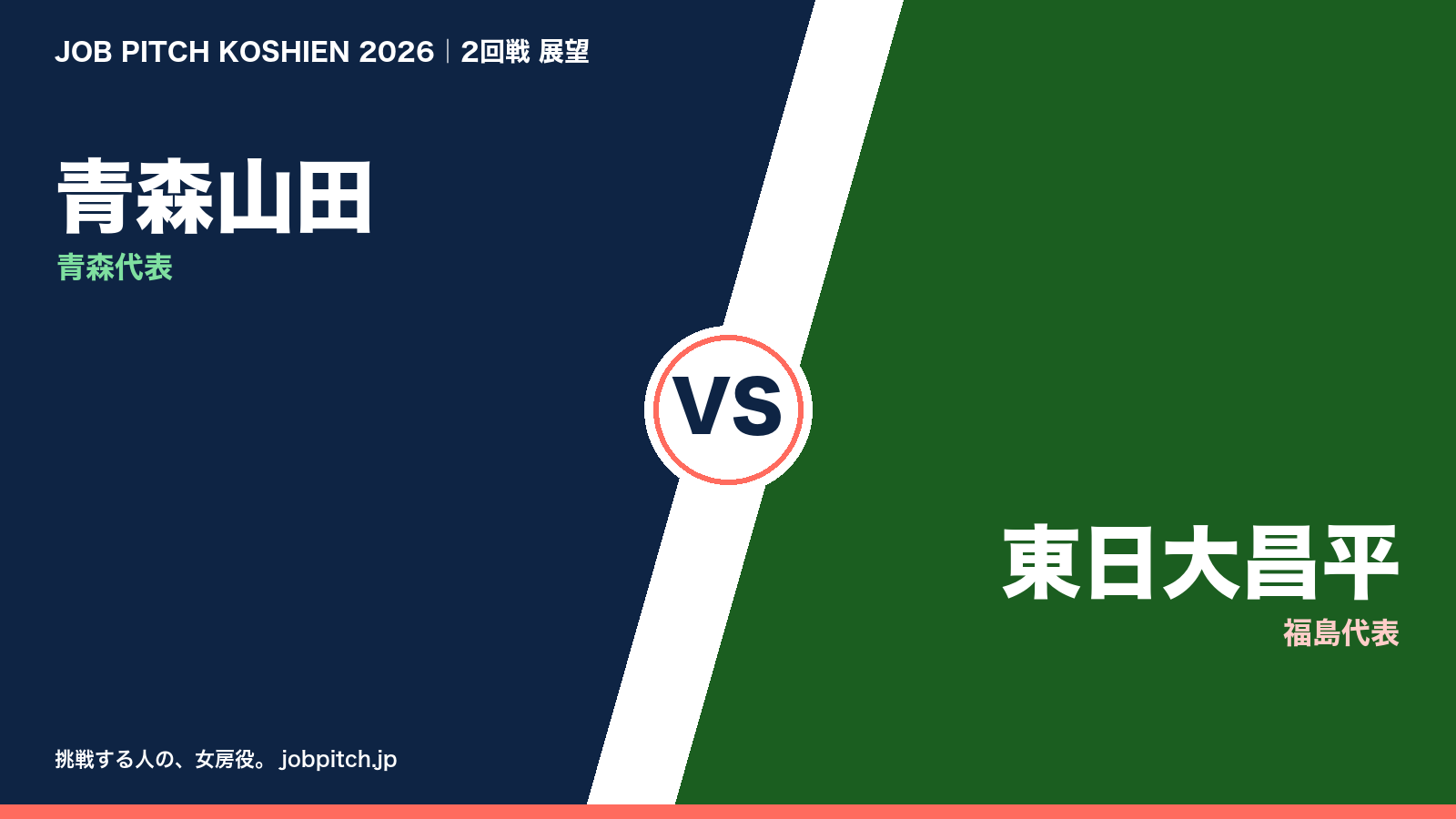 青森山田 vs 東日大昌平 2026夏の甲子園2回戦 展望