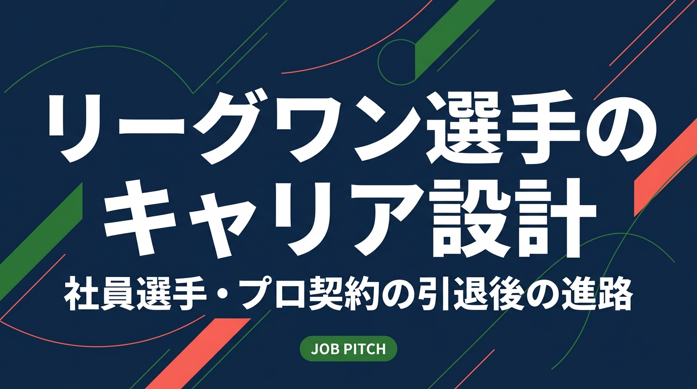 リーグワンの社員選手とプロ契約選手では、引退後のキャリアの描き方が大きく変わります。社内異動・転職・独立の選択肢、在籍中に進めたい準備、ラグビー経験の言語化方法を元選手目線で実務的に解説します。